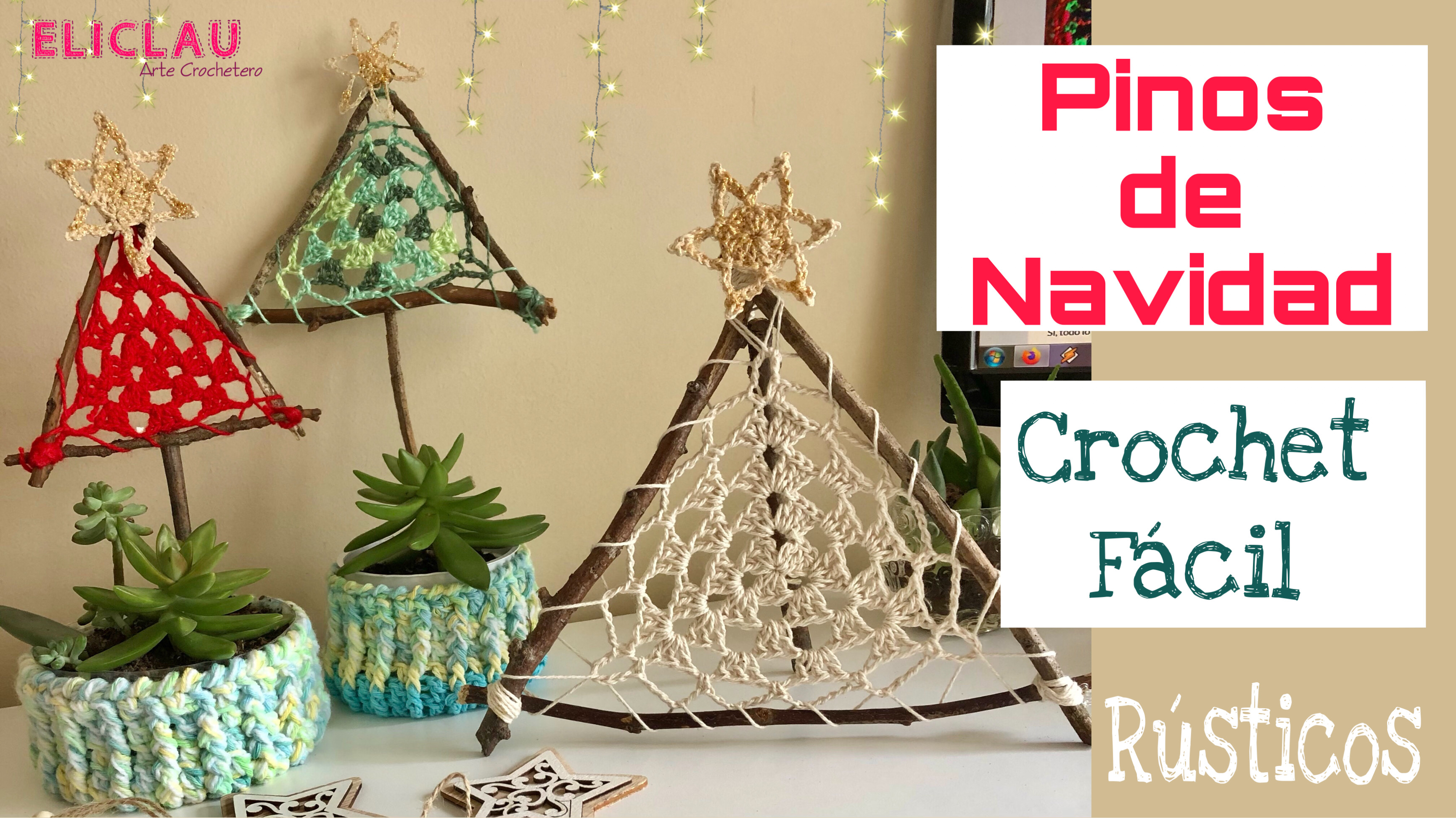 Pinos Navideños fáciles